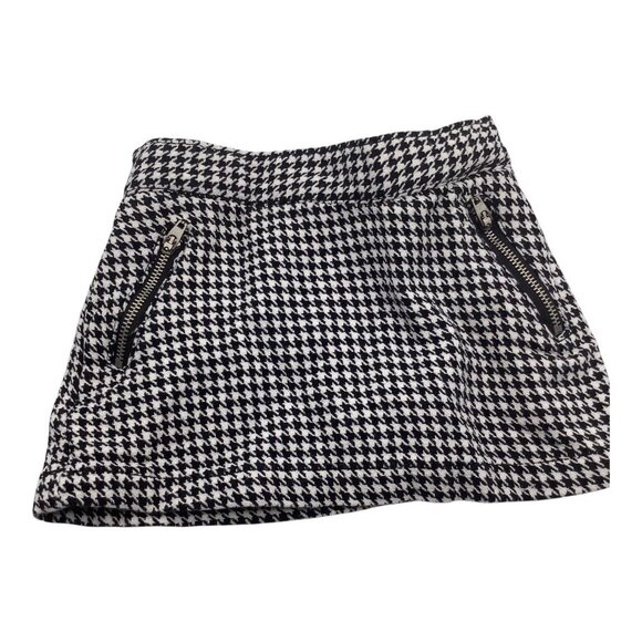 Touchskins Baby Girl Houndstooth Skort Cotton Skirt Zipper Pockets Size 12M - Picture 1 of 7